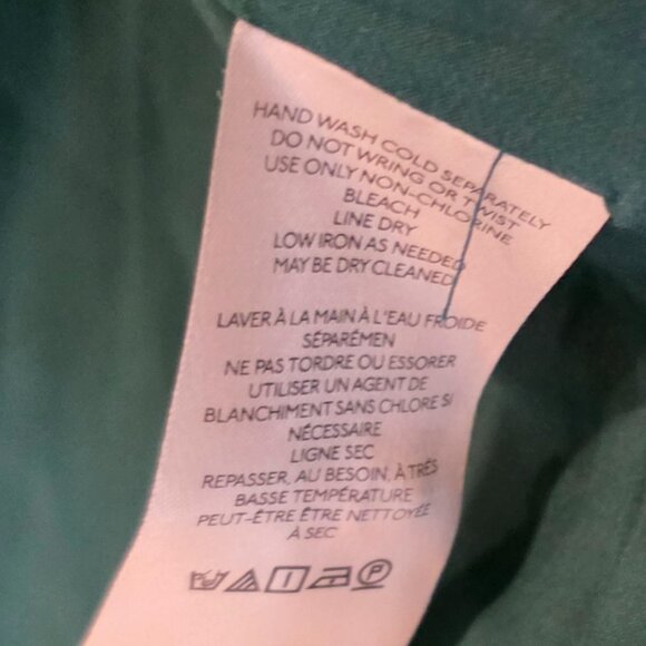 Anthropologie Maeve Midi  Buttonfront Dress Asian Floral Size 6 - Picture 5 of 5